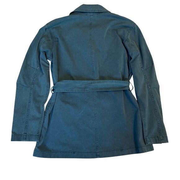 SMALL Womens Duluth Trading The Shop Square Jacket Green Shacket Shirt - Picture 5 of 7